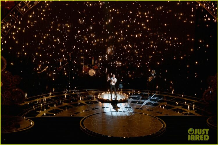 onstage during the 87th Annual Academy Awards at Dolby Theatre on February 22, 2015 in Hollywood, California.